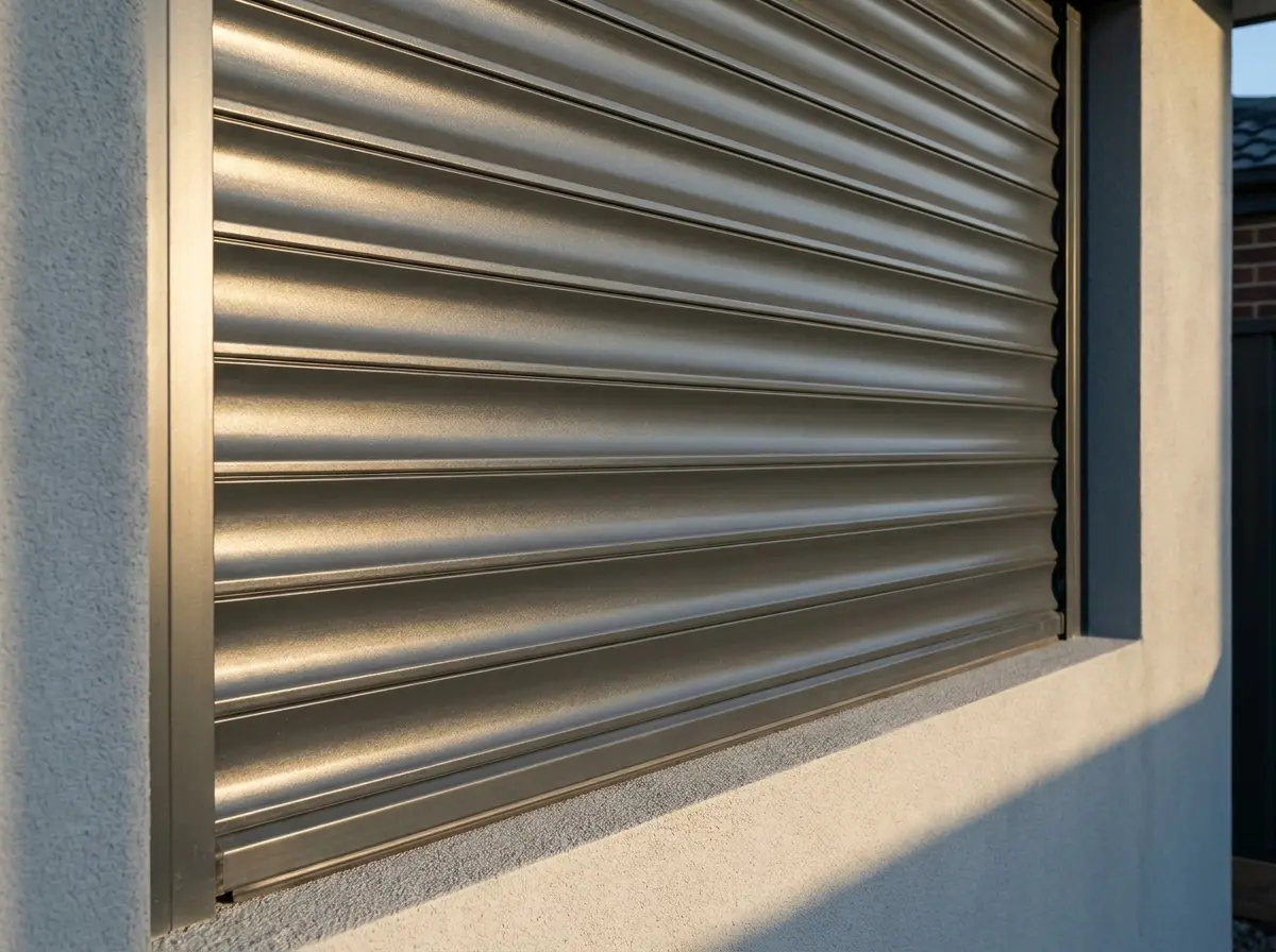 The same shutter running smoothly after repair, illustrative